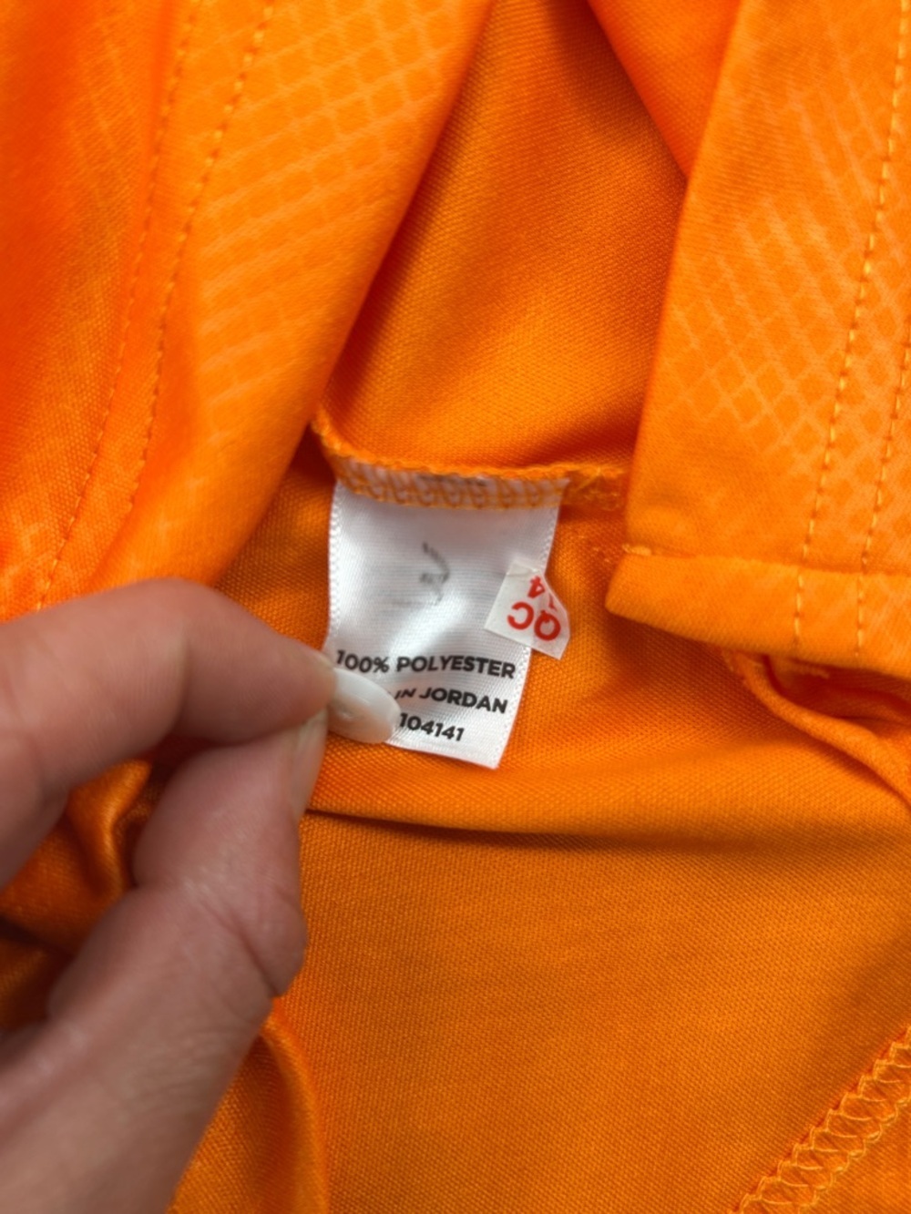 Walter Hagen Men’s Essentials Polo Shirt Orange XL Short Sleeve Performance Golf - Picture 5 of 6
